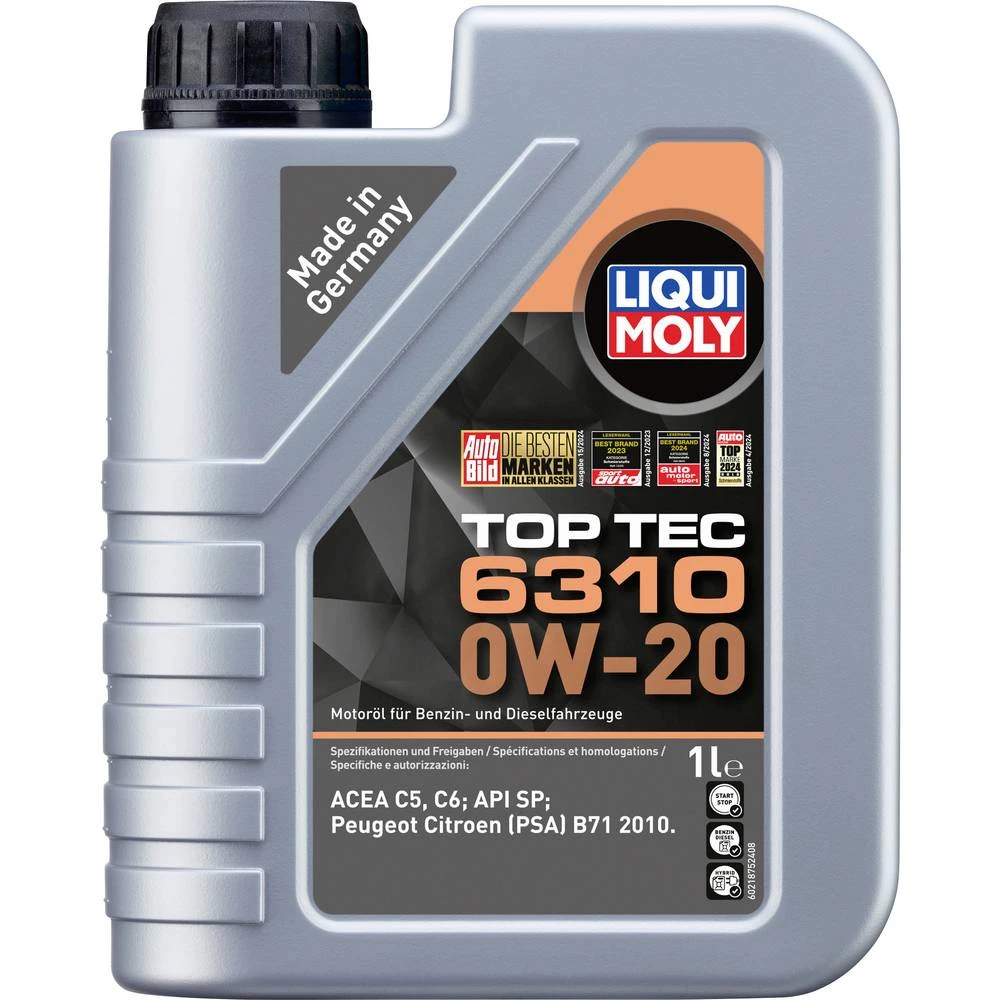Liqui Moly Top Tec 6310 0W-20 21875 motorno ulje 1 l slika