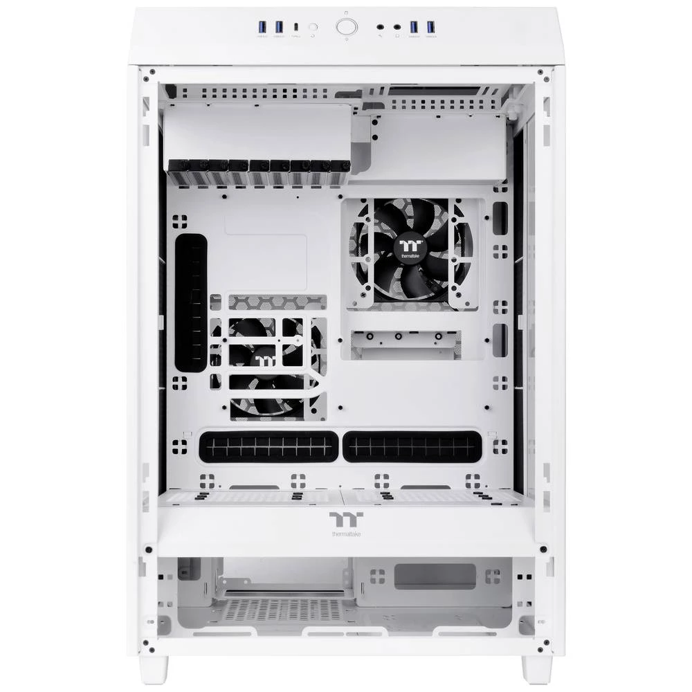 Thermaltake CA-1X1-00M6WN-00 full tower kućište za računala bijela lcs kompatibilan, bočni prozor, prikladno za hlađenj slika