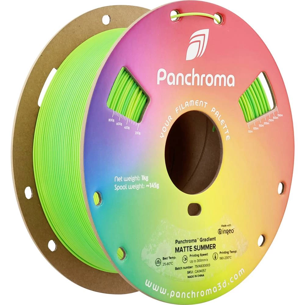 Polymaker CA04057 Panchroma™ Gradient Matte 3D pisač filament PLA višebojni 1.75 mm 1000 g ljeto, zelena 1 kom. slika