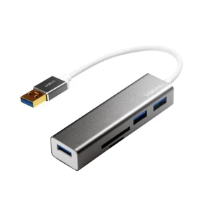LogiLink UA0306  USB 3.2 Gen 1 hub (USB 3.0)  srebrna, bijela slika