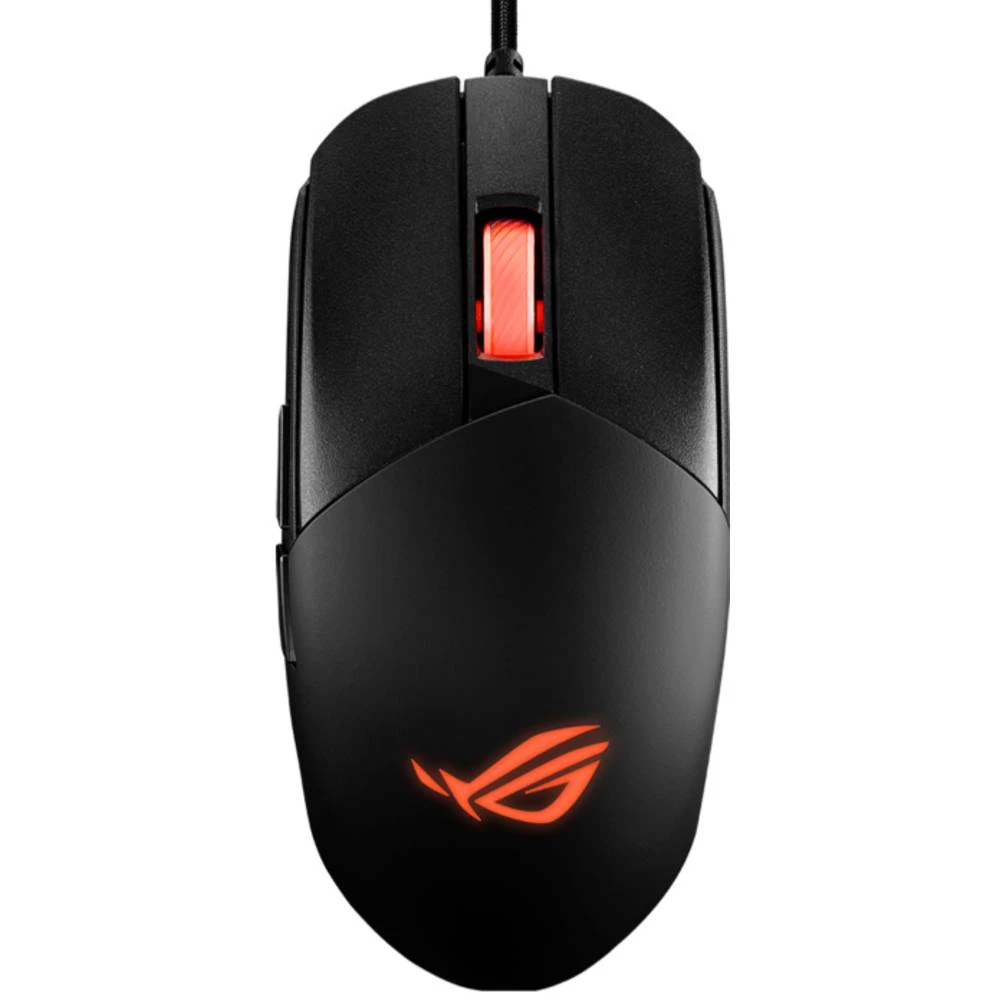 Asus ROG STRIX IMPACT III  igraći miš USB   optički crna 6 Tipke 12000 dpi osvjetljen, ergonomski slika
