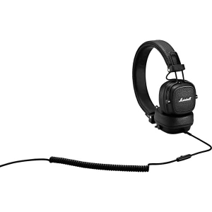 Naglavne slušalice Marshall Major III Na ušima Sklopive, Slušalice s mikrofonom Crna slika