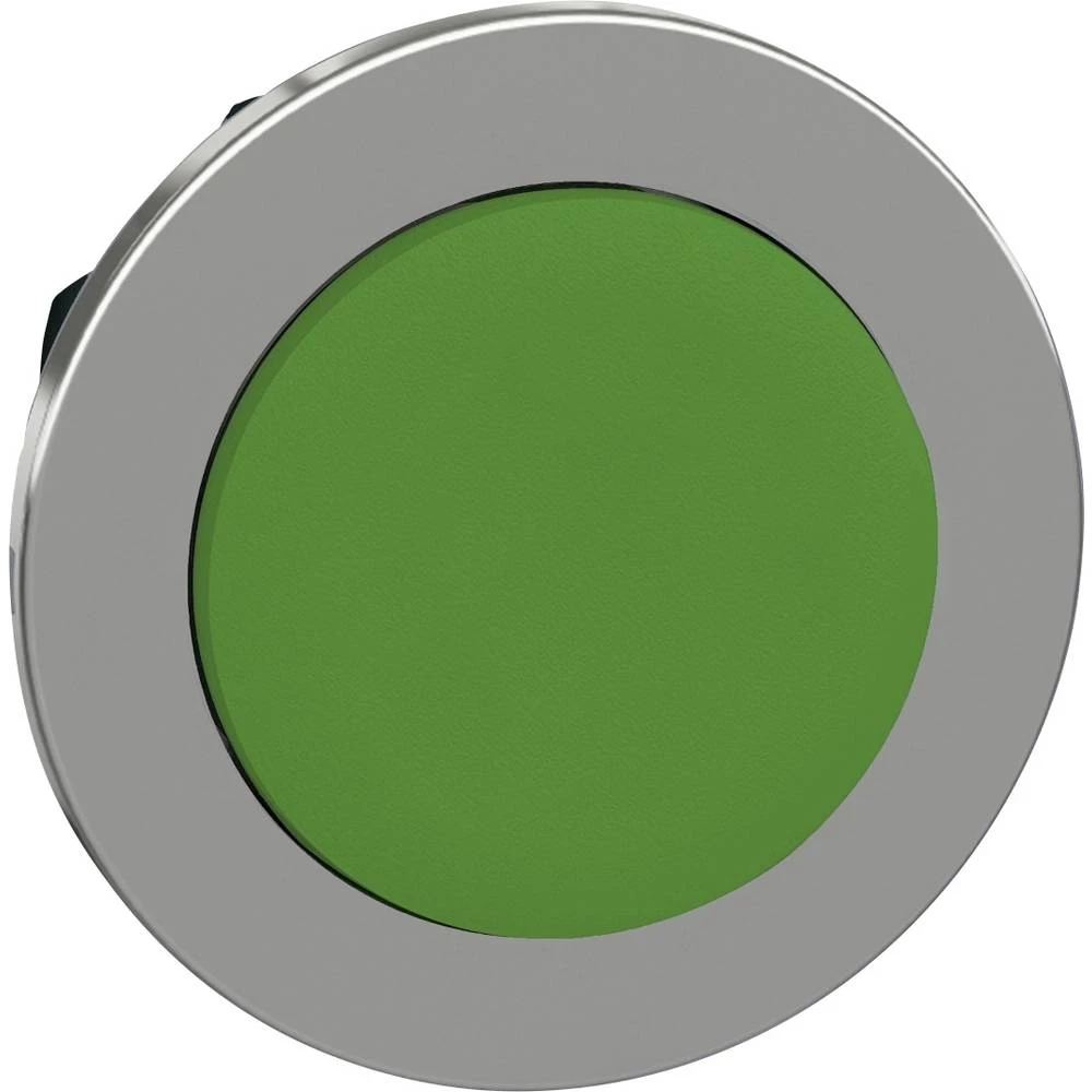 Schneider Electric ZB4FH3 prednji element za tipku plosnat (Ø) 30.5 mm neobilježeno krom boja, zelena 1 St. slika