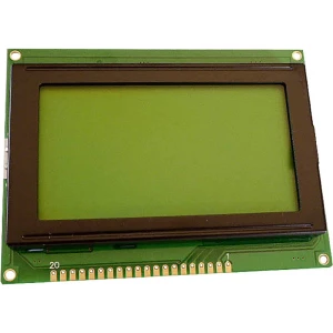 Display Elektronik LCD zaslon crna žuto-zelena 128 x 64 piksel (Š x V x d) 93 x 70 x 10.8 mm slika