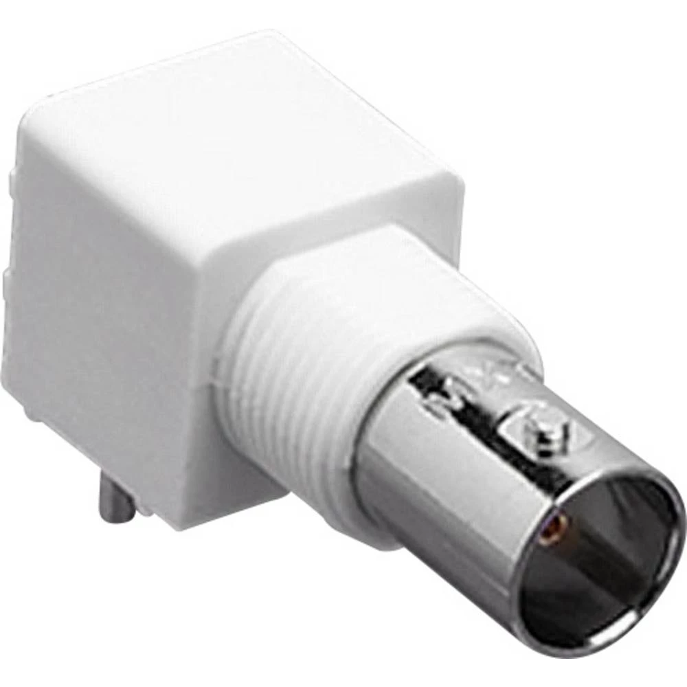 Molex 731000069 75 Ohms, BNC Right-Angle PCB Bulkhead Jack Receptacle, Panel Isolated, White PBT Housing, Housing Height slika