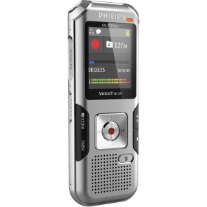Digitalni diktafon Philips DVT4010 Vrijeme snimanja (maks.) 2280 h Srebrno-siva slika