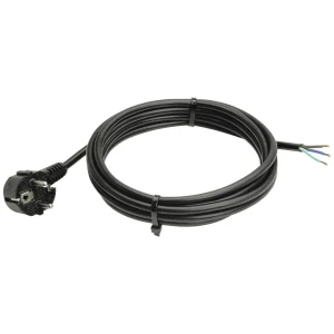 as - Schwabe PVC spojni kabel 10m, bijeli, plastificirani kabel H05VV-F 3G1.5 AS Schwabe 70808 struja priključni kabel crna 10 m slika