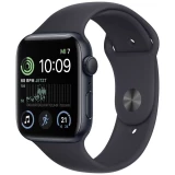 Apple Watch SE GPS 44 mm ponoćno aluminijsko kućište s ponoćnim sportskim remenčićem - uobičajeno Apple Watch SE (2. Generation) Apple Watch  44 mm  ponoć