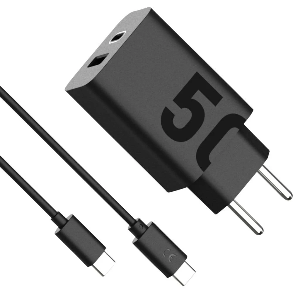 Motorola neu USB punjač 50 W 1x USB-A, 1x USB-C® Power Delivery, QC 3.0 crna slika