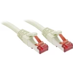 LINDY 47710 RJ45 mrežni kabel, Patch kabel cat 6 S/FTP 20.00 m siva sa zaštitom za nosić 1 St.