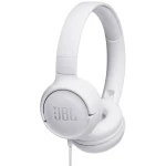 Naglavne slušalice JBL Tune 500 Na ušima Sklopive, Slušalice s mikrofonom Bijela