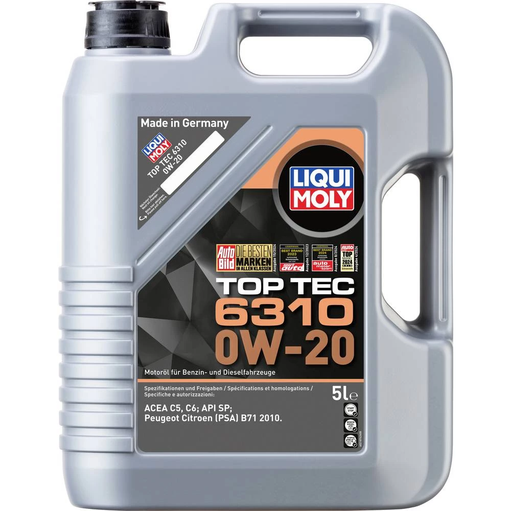 Liqui Moly Top Tec 6310 0W-20 21876 motorno ulje 5 l slika
