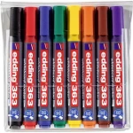 Edding 4-363-8 e-363/8 Whiteboardmarker set plava boja, smeđa boja, žuta, zelena, narančasta, crvena, crna, ljubičasta  8 kom/paket