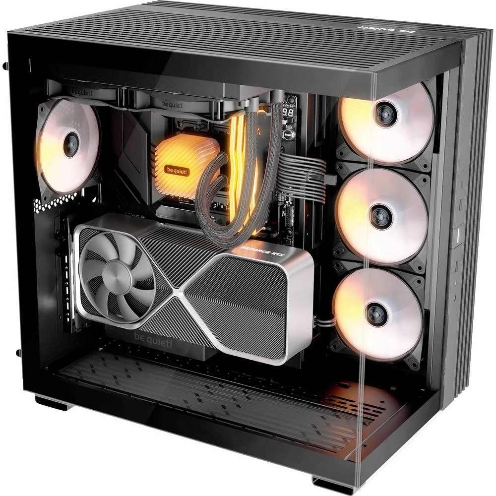 BeQuiet LIGHT WINGS LX | 120mm PWM Reverse Black ventilator za PC kućište crna slika