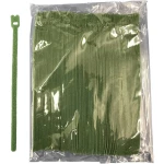 Prianjajuća kabelska vezica Za povezivanje Grip i mekana vunena tkanina (D x Š) 200 mm x 7 mm Zelena Fastech ETK-7-200-0332 1 ST