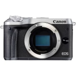 Sistemska kamera Canon EOS M6 Kućište 24.2 MPix Srebrna WiFi, Bluetooth, Full HD video zapis