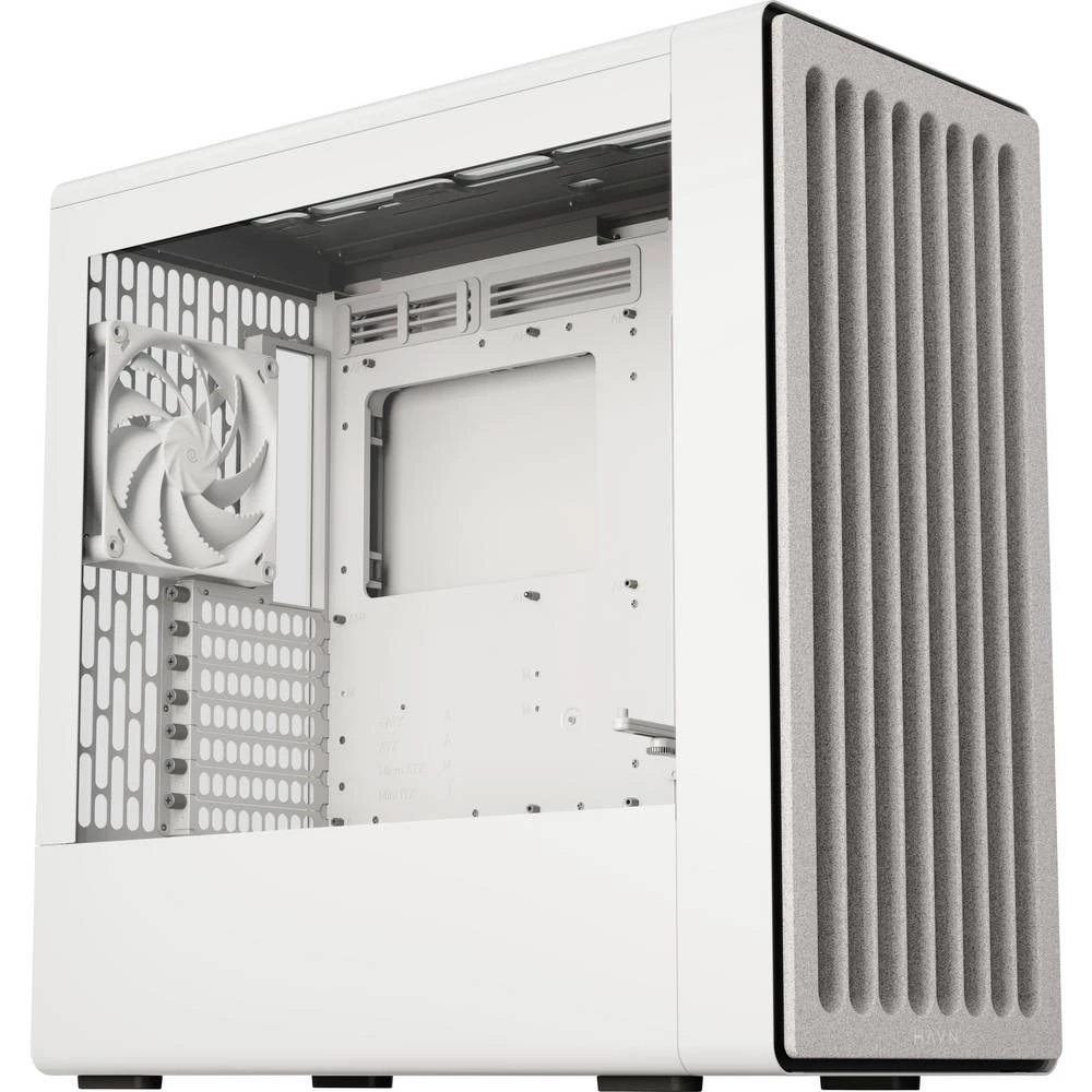 HAVN HAVN BF 360 Flow PC-Gehäuse, Midi-Tower, E-ATX, Tempered Glass - weiß midi-tower kućište , kućište za računala, kuć slika
