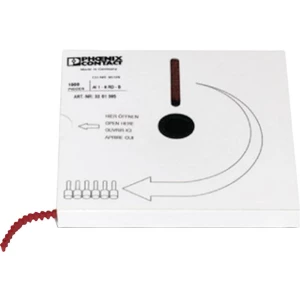 Kabelski završetak 1 x 1 mm x 8 mm djelomično izolirani, crvene boje Phoenix Contact 3201385 1000 kom. slika