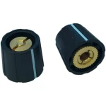 Okretni gumb Crna (Ø x V) 15 mm x 13.5 mm PSP S150-400-1 1 ST