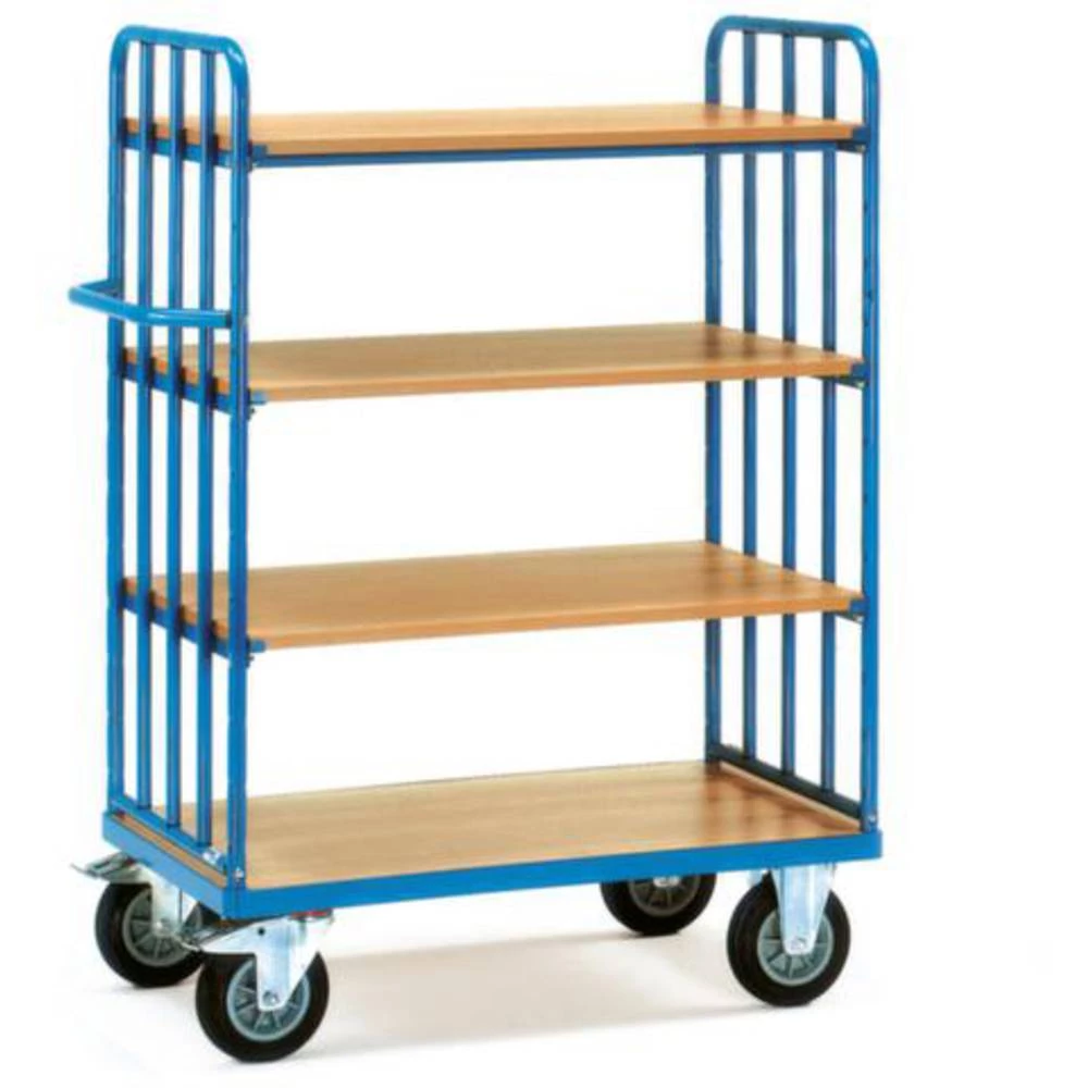 Fetra Hauptartikel 8312 etažna kolica čelik obložen s prahom Opterećenje (maks.): 500 kg briljantno-plava (RAL 5007) boj slika