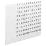 Hager ZZ90C listovi za označavanje universZ numeriranje 1-108 DIN A4 10 komada Hager ZZ90C listi za označavanje bijela