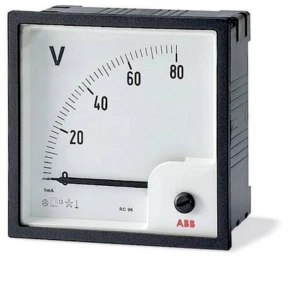 ABB VLM 1/500 analogni ugradbeni mjerni uređaj VLM1-500 voltmetar analogno izravno mjerenje, 0-500VAC slika