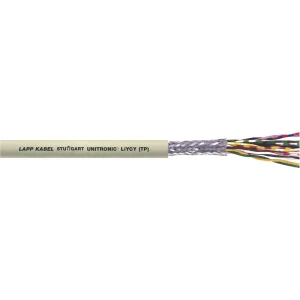 Podatkovni kabel UNITRONIC LIYCY (TP) 4 x 2 x 0.25 mm sive boje LappKabel 0035802 1000 m slika