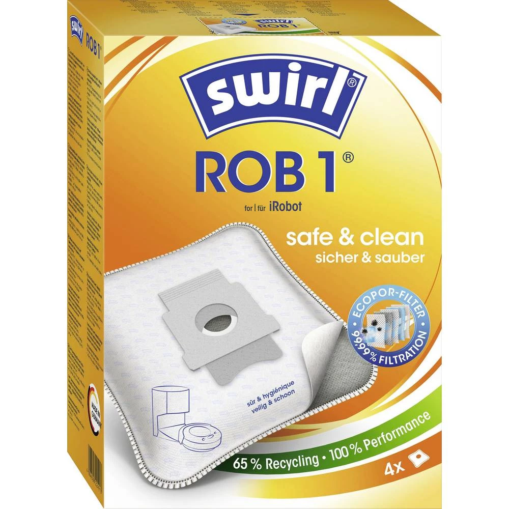 Swirl ROB 1 MicroPor® Plus Green iRobot vrećica za usisivače 4 kom. slika