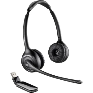 Plantronics Savi W420-M Telefonske slušalice USB Bežične Na ušima Crna slika