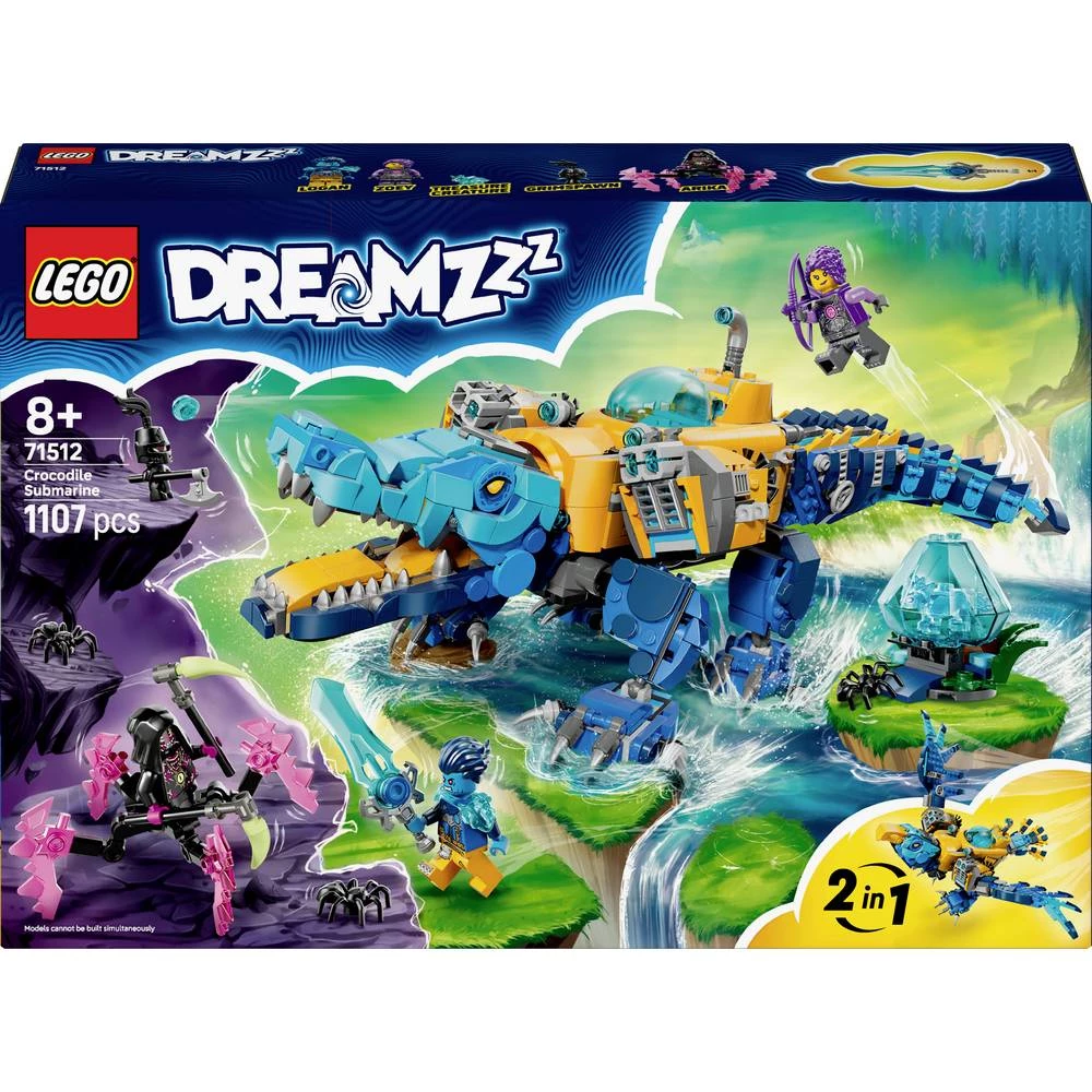 71512 LEGO® DREAMZZZ Krokodilska podmornica (71512) slika