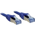 LINDY 47156 RJ45 mrežni kabel, Patch kabel cat 6a S/FTP 30.00 m plava boja sa zaštitom za nosić 1 St. slika