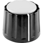 Okretni gumb S gumbom za obilježavanje Crna (Ø x V) 20 mm x 15 mm Mentor 332.41 1 ST
