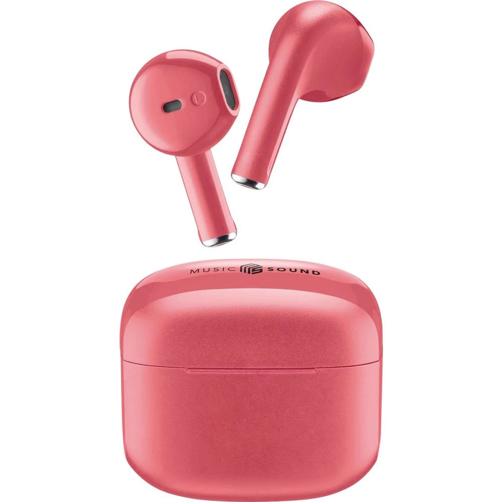 Cellularline In Ear Headset Bluetooth®, bežični ružičasta kutija za punjenje slika