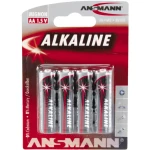 mignon (AA) baterija alkalno-manganov Ansmann LR06 Red-Line 1.5 V 4 St.