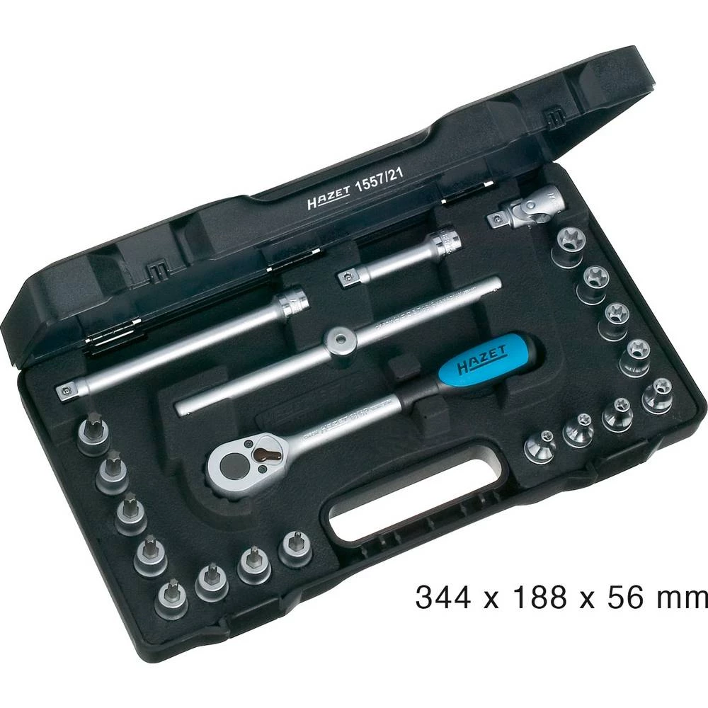 Hazet komplet nasadnih ključeva metrički 3/4" 21-dijelni 1557/21 slika