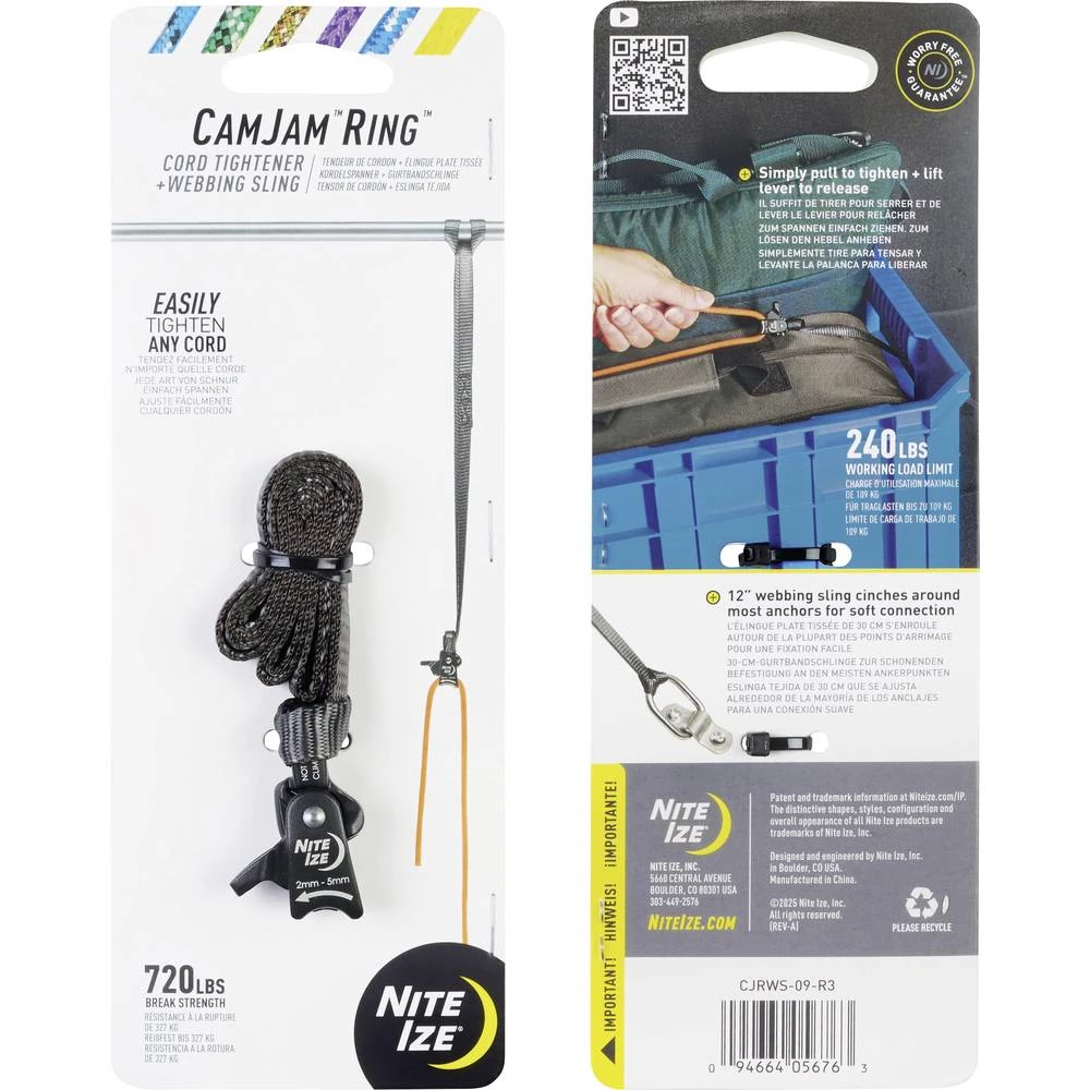 NITE Ize NI-CJRWS-09-R3 zatezač užeta 360 mm x 26 mm x 18 mm 1 kom. slika