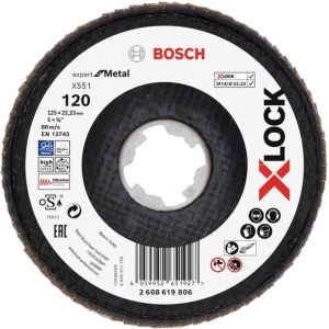 Bosch Accessories 2608619806 X551 lepezasta brusna ploča promjer 125 mm Promjer bušotine 22.23 mm  1 St. slika
