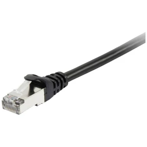 Equip 605599 RJ45 mrežni kabel, Patch kabel cat 6 S/FTP 20 m crna pozlaćeni kontakti 1 St. slika