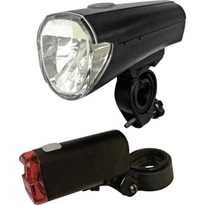 Komplet svjetla za bicikl Arcas LED baterijski pogon Crna slika