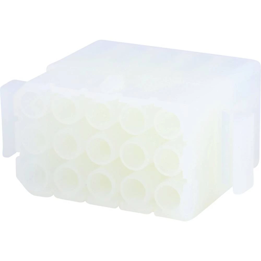 Molex 19091151 2.36mm Diameter, .093" Pin and Socket Receptacle Housing with Positive Latch, 15 Circuits, 3 Rows, with S slika