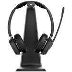 EPOS Impact 1061 ANC računalo On Ear Headset Bluetooth® stereo crna poništavanje buke slušalice s mikrofonom, uklj. stanica za punjenje i prikljucna stanica