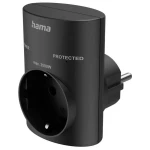 Adapter za utičnicu, zaštitni kontakt, zaštita od prenapona, mrežni napon, crni Hama 00223322 međuutikač sa zaštitom od prenapona crna