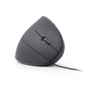 Gembird MUS-ERGO-01 USB miš Optički Ergonomski Crna slika