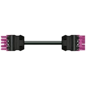 WAGO 771-9935/006-407/080-000 mrežni priključni kabel mrežni konektor - mrežni adapter Ukupan broj polova: 5 crna, ružičasta 4 m 1 St. slika