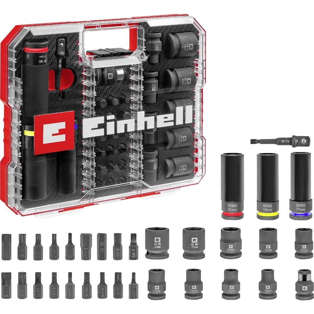 Einhell Impact set Bitova i nasadnih ključeva 1/2" 109288 slika