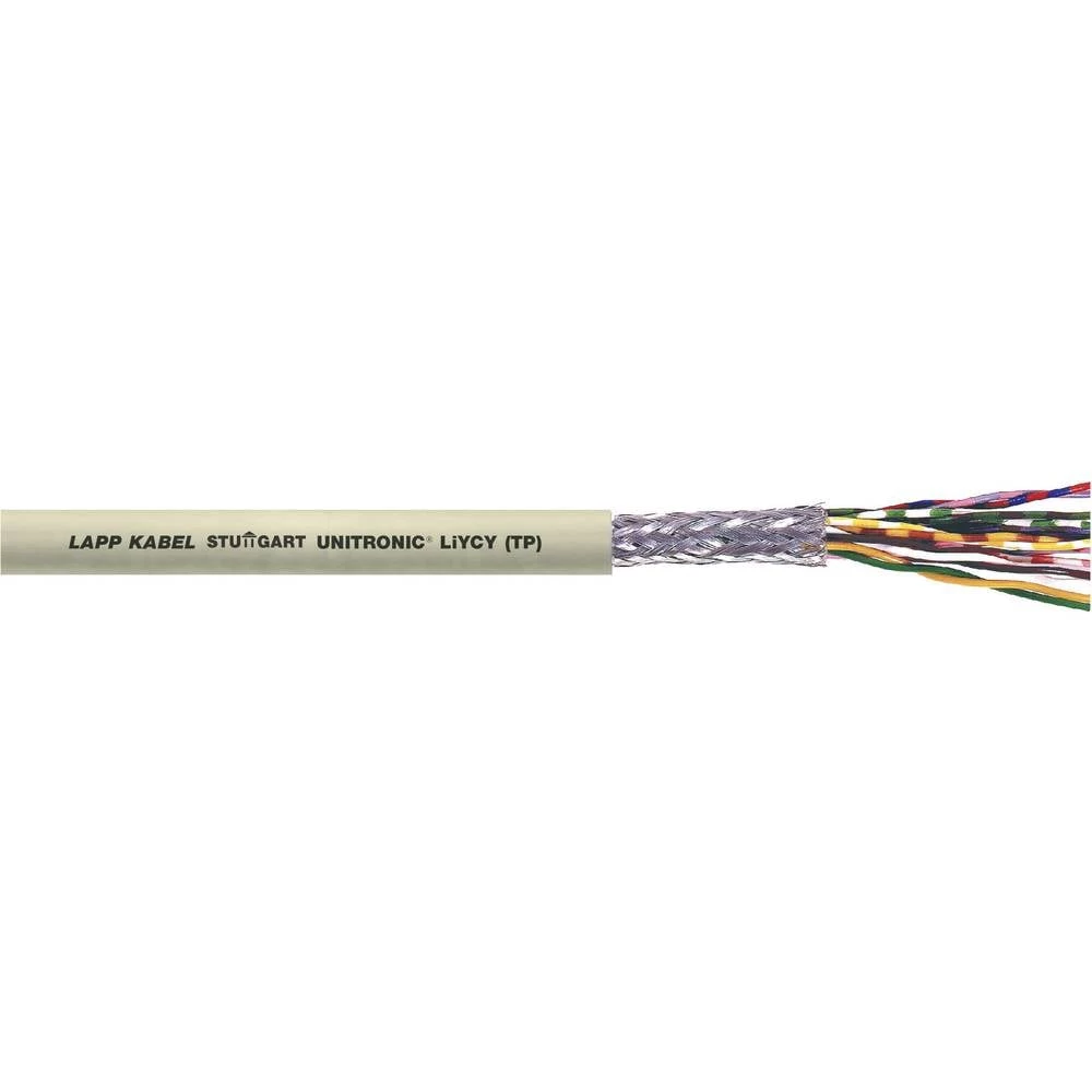LAPP 35806/100 vod za prijenos podataka UNITRONIC LIYCY (TP) 12 x 2 x 0.25 mm² siva 100 m slika