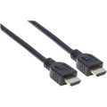 Manhattan HDMI Priključni kabel [1x Muški konektor HDMI - 1x Muški konektor HDMI] 10 m Crna slika