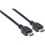 Manhattan HDMI Priključni kabel [1x Muški konektor HDMI - 1x Muški konektor HDMI] 10 m Crna