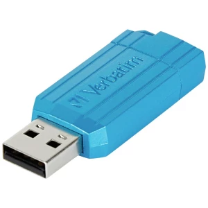 Verbatim USB DRIVE 2.0 PINSTRIPE USB stick 128 GB plava boja 49461 USB 2.0 slika