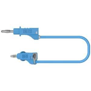 Electro PJP 2117-CD1-50Bl mjerni kabel [banana utikač - banana utikač] 50 cm plava boja 1 St. slika